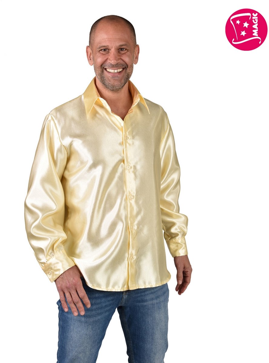 Overhemd Satijn Champagne Man